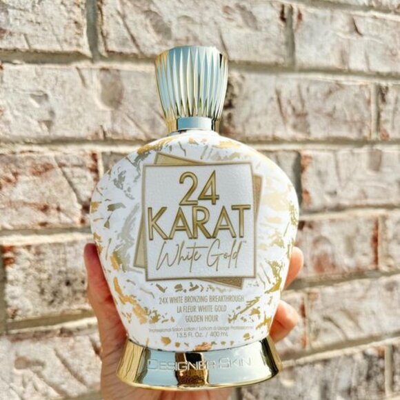 Designer Skin 24 Karat White Gold Tanning Lotion 24x  13.5oz - Picture 1 of 2